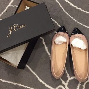 New! Jcrew cap-toe ballet flat